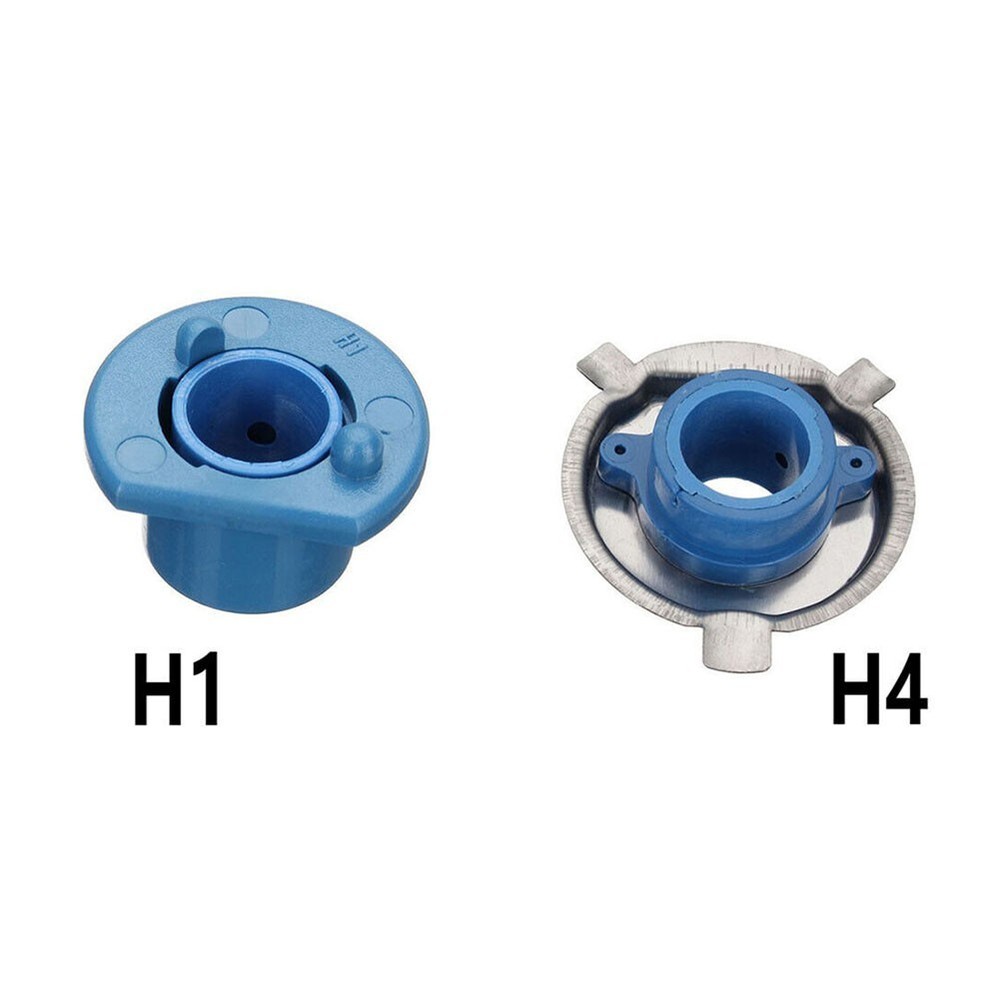 Convenient H1 H4 Car LED Headlight Lamp Bulb Holder Adapter Sockets 2 Pack