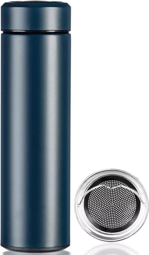 Insulated Water Bottle,17 oz Stainless Steel Thermos, Double Wall Vacuum Simple