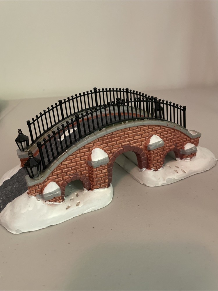 Lemax Christmas Village Coventry Cove Cold Creek Bridge Tabletop Accent  