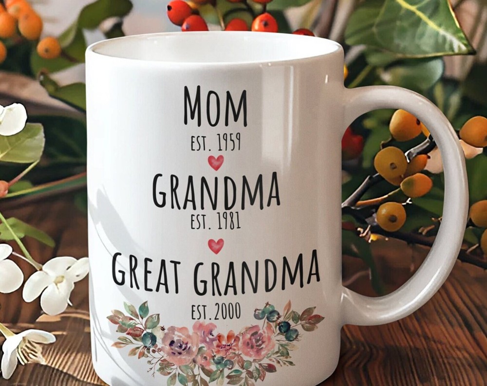 Vintage Great Grandma Mug – Personalized Gift for Nana & Grandma  