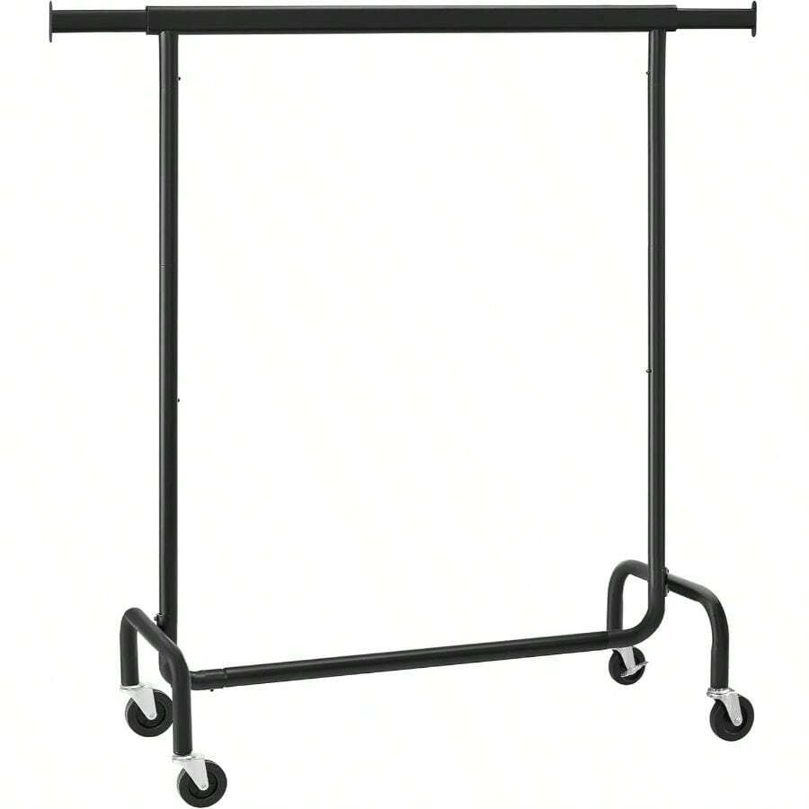 Portable Rolling Clothes Rack by SONGMICSHOME - Mobile Garment Organizer With Wheels