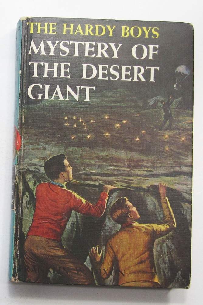 Hardy Boys Mystery Of The Desert Giant 1962 PRINTING Hardcover Book #40 1960s