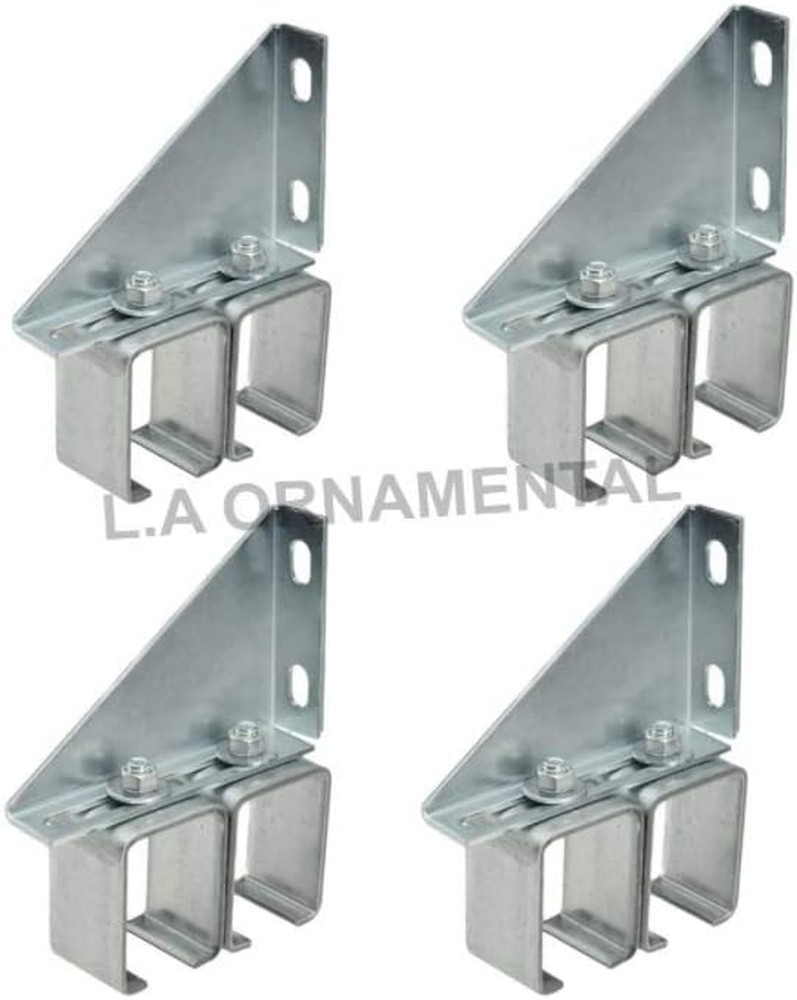 Heavy-Duty Galvanized Double Sliding Barn Door Track Hardware Kit  -image
