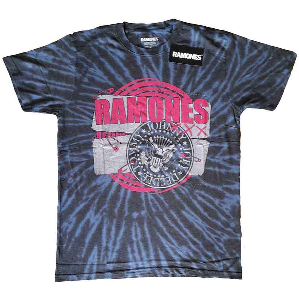 Ramones Crest Psych Band Logo Graphic T-Shirt Design