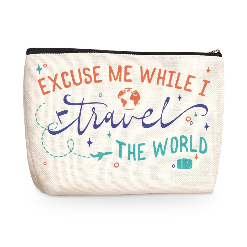 Funny Travel Gifts for Women Makeup Bag Travel Essentials Cosmetic Bag Travel...