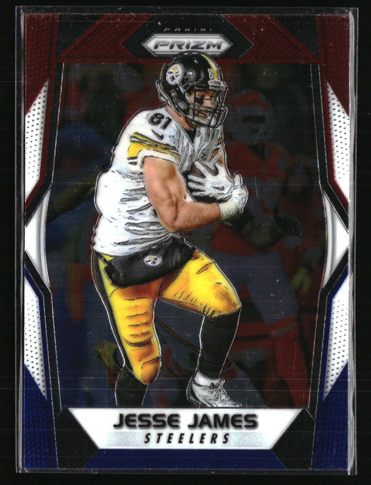 Jesse James 2017 Panini Prizm Prizms Red White & Blue #85 Football Card