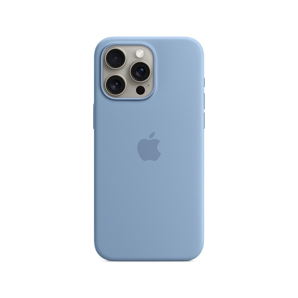 Genuine Apple iPhone 15 Pro Silicone Case with MagSafe Protection