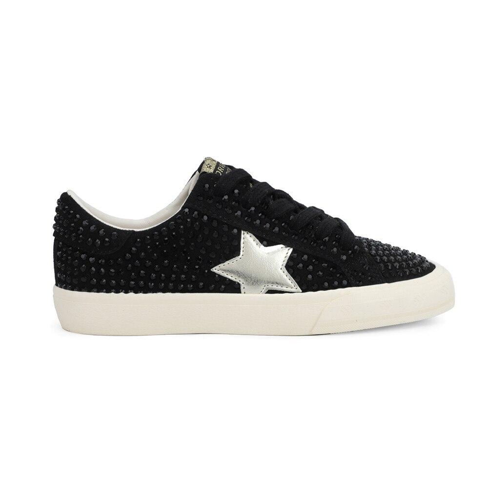Vintage Havana Grande Snake Print Metallic Slip-On Womens Shoes in Black Grey Silver