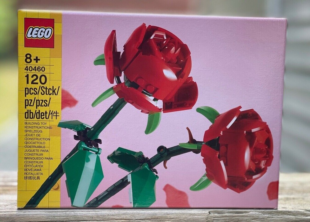 LEGO Creator Roses Botanical Building Kit for Mother's Day Holiday Gift  -image