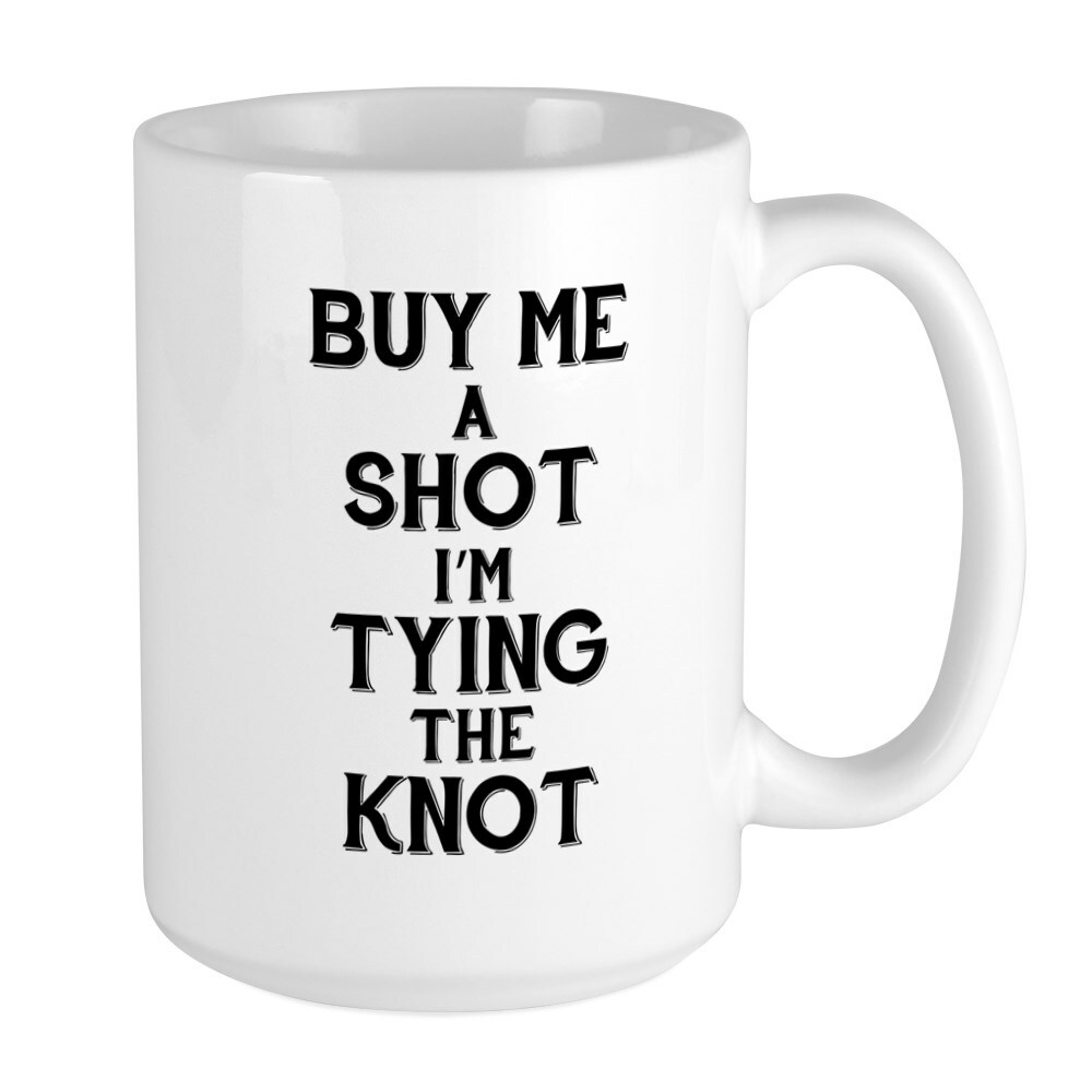 CafePress Buy Me A Shot Coffee Mug, Large 15 oz. White Coffee Cup (61164832)