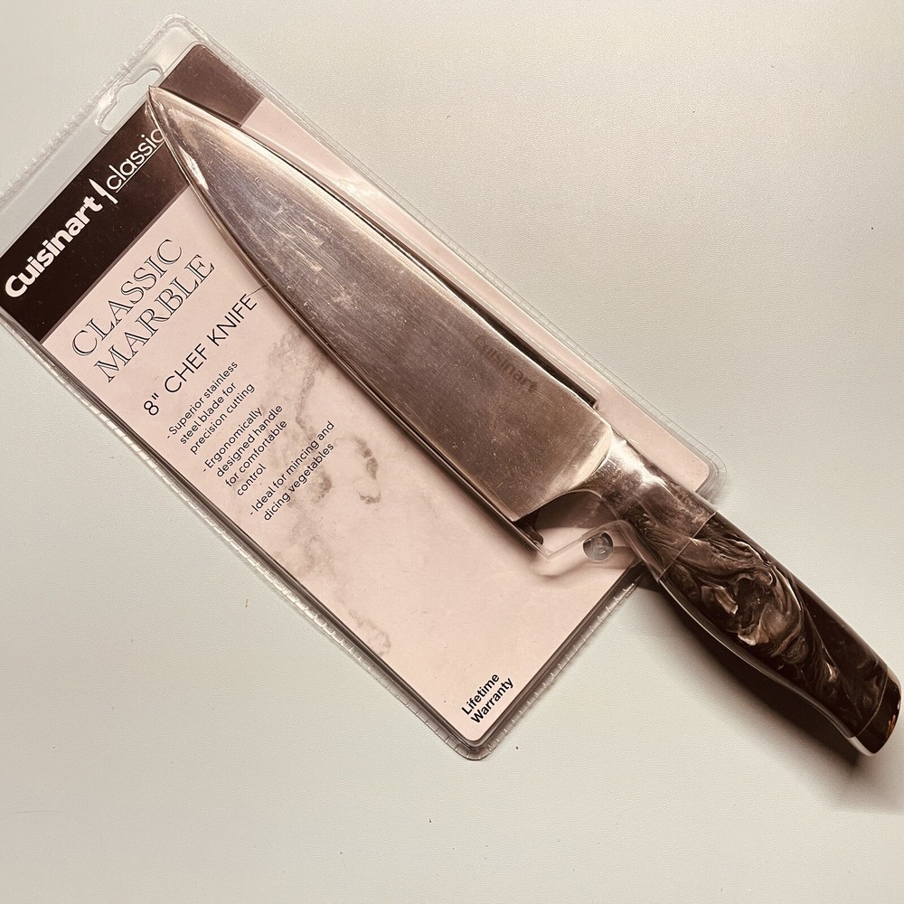 Cuisinart C77MB-8CFBK 8-Inch Black Marbled Chef Knife