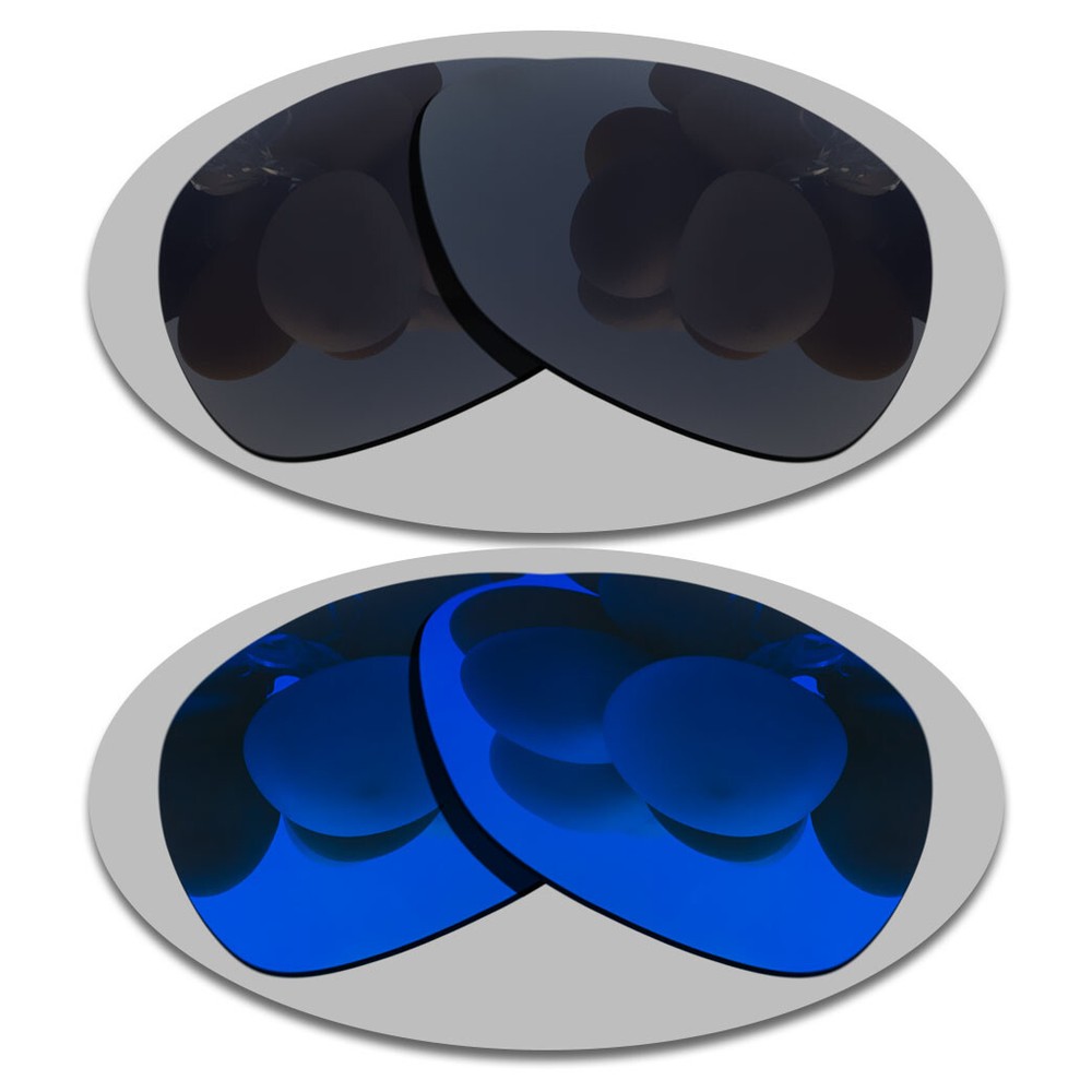 US Black&Deep Blue Replacement Lenses For-Oakley Feedback OO4079 Polarized