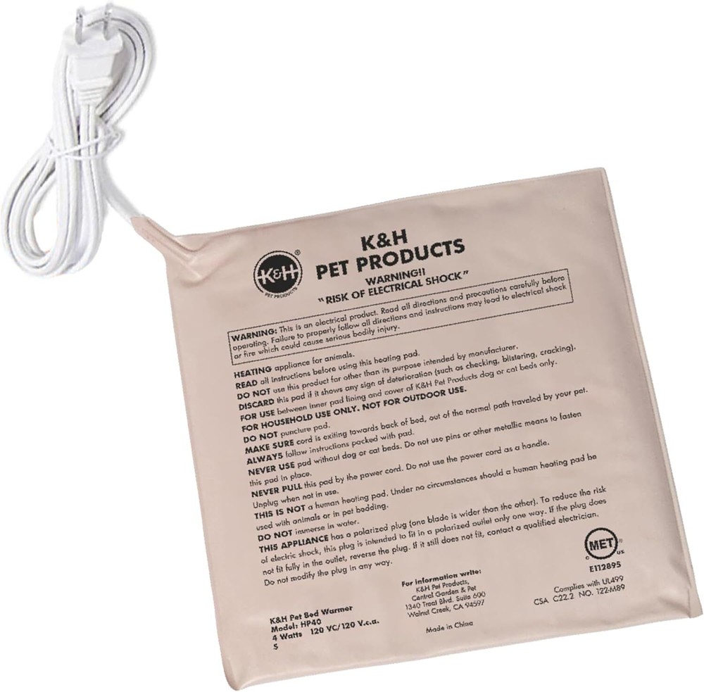 K&H Pet Products Bed Warmer, Turn Any Into a Heated Cat or Small
