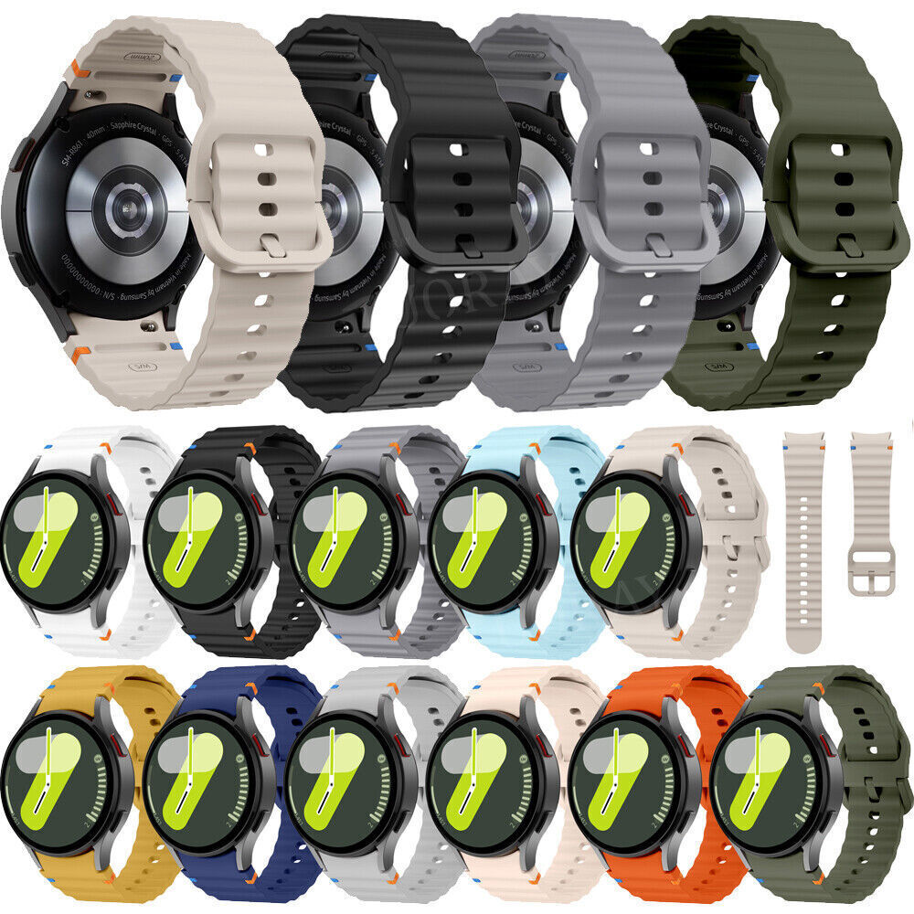 Quick Fit Silicone Sport Band Strap For Samsung Galaxy Watch 7 6 5 4 40/44mm FE