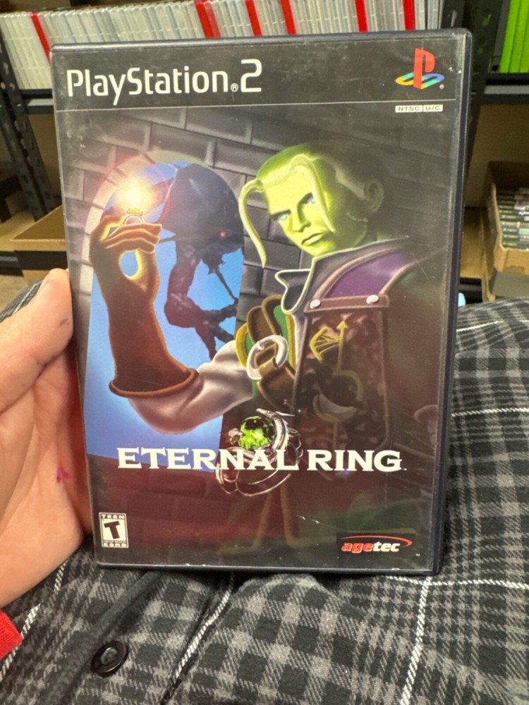 Eternal Ring Sony PlayStation 2 2000 Complete in Box Tested with Registration Card PS2 RPG Adventure