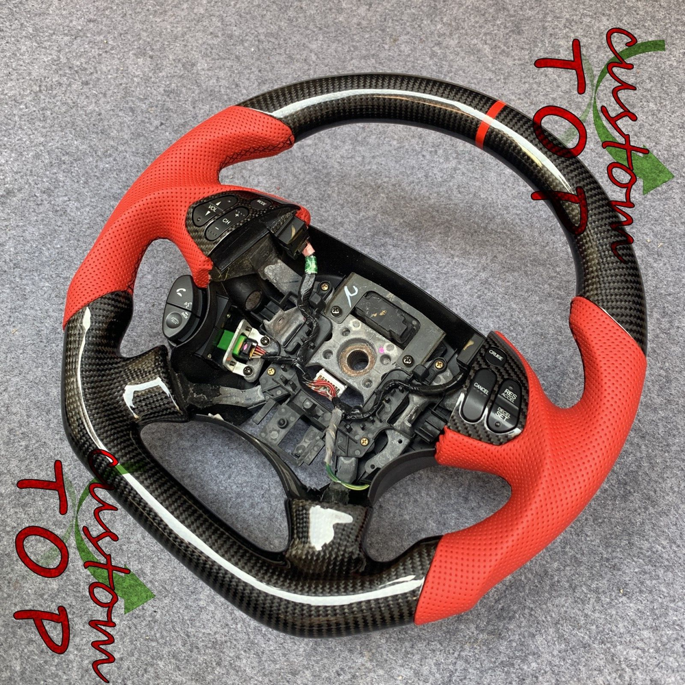 Fit for Acura TL 2004 2005 2006 2007 Real Carbon Fiber Steering Wheel
