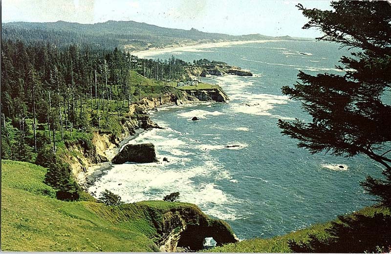 Panoramic Postcard Columbia River California Scenic View AJ4632