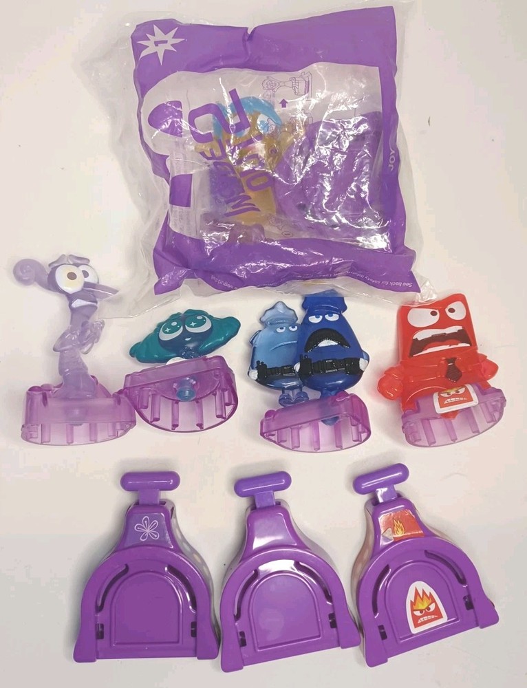 Mcdonald's 2024 Disney Inside Out 2 Happy Meal Toys Lot