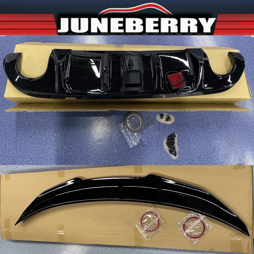 Infiniti Q50 2014-2020 PSM High Kick Duckbill Spoiler with Bumper Diffuser