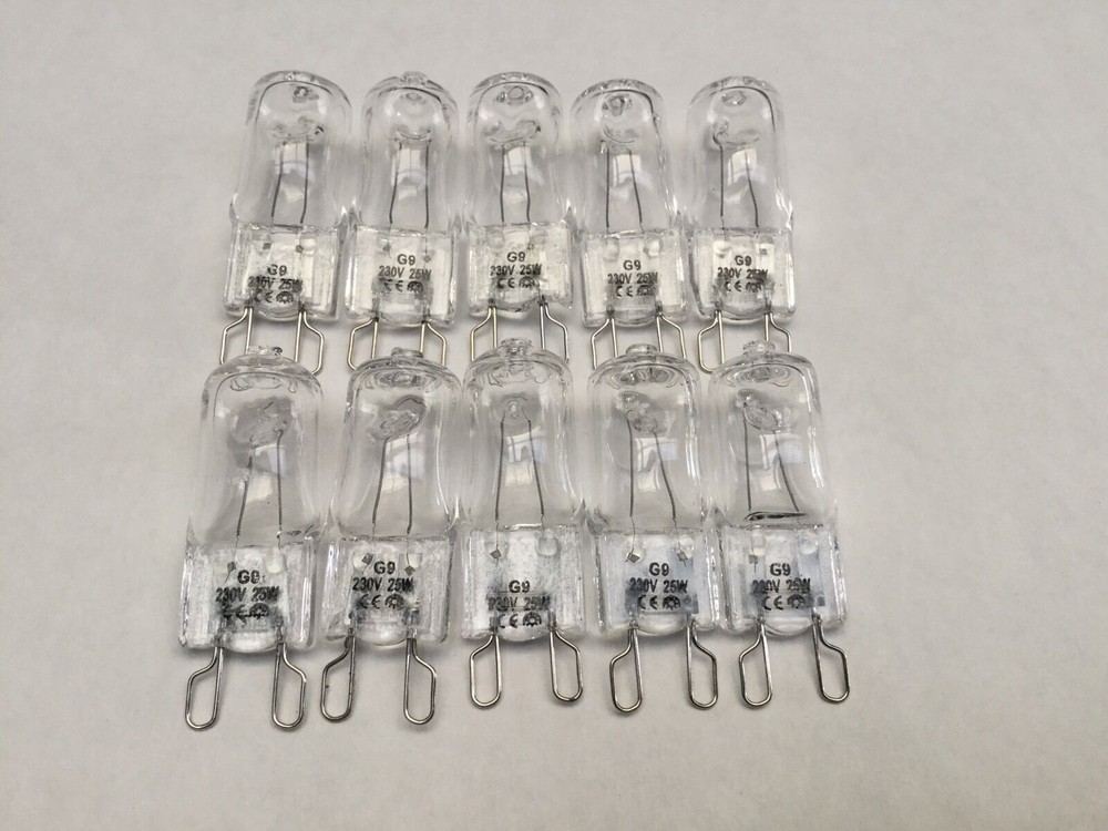 10-Pack Bosch 25W Halogen Oven Lamp Bulbs HBA58T650A/01 & HBA58T650A/10