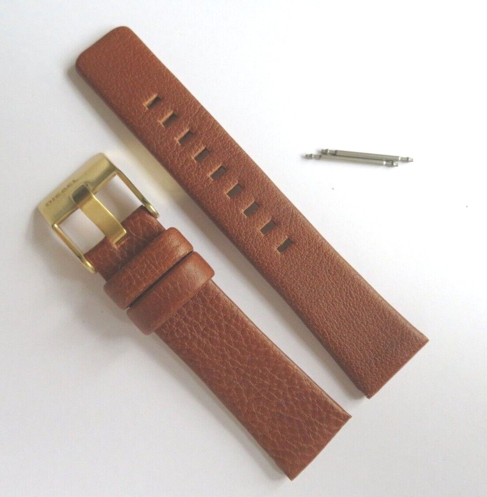 DIESEL Original Replacement Leather Strap DZ5409 Watch Strap Brown 20 Mm