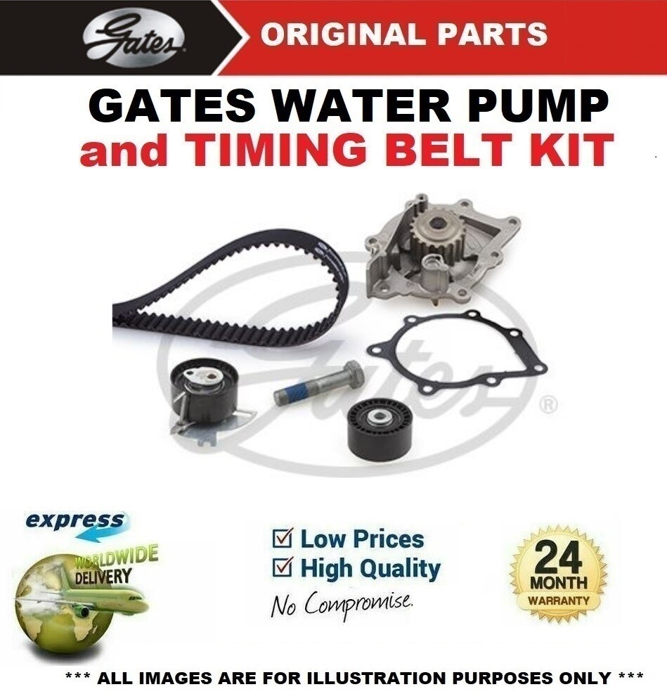 GATES WATER PUMP & TIMING BELT KIT for DS4 CROSSBACK 2.0 BlueHDi 180 2015->