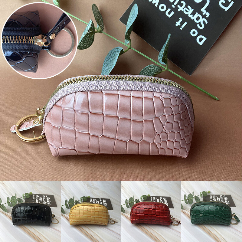 Clutch Bag Key Bag Hand-held Wallet Pendant Bag Coin Purse Crocodile Pattern +