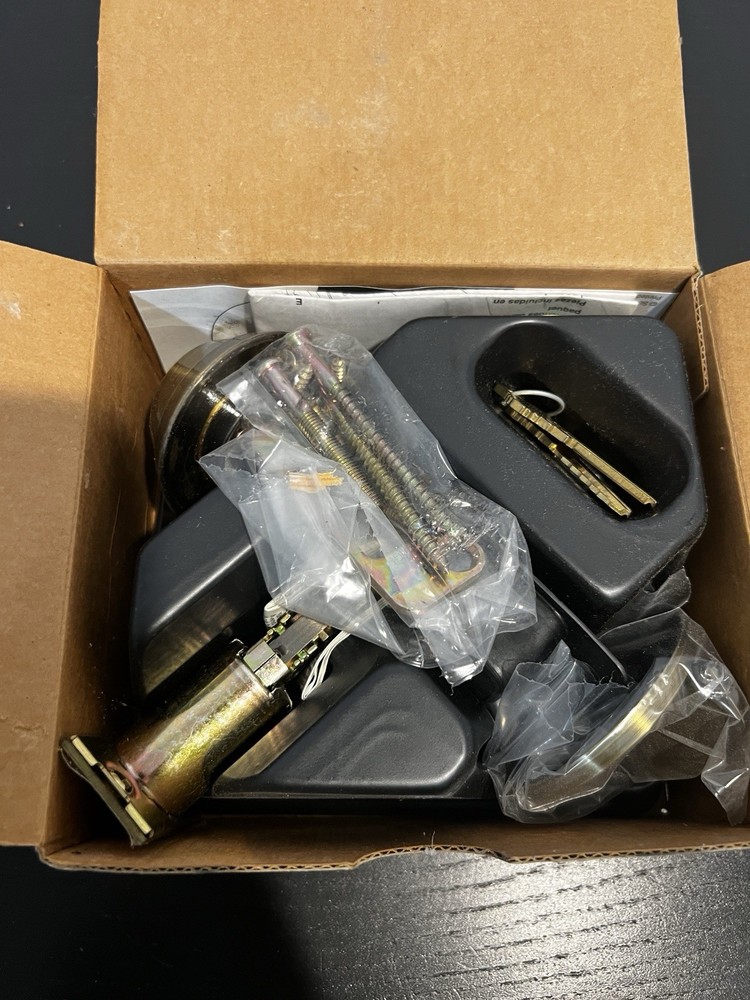Schlage B660P Grade 1 Single Cylinder Deadbolt 609 (Antique Brass) Commercial