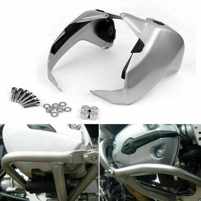 Aluminum Cylinder Head Guards Protector Fit for BMW R1200GS ADV 2005-2009 SIL #6