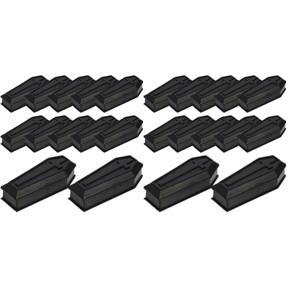 Set of 2 Halloween Containers Treats Coffins Boxes with Lids