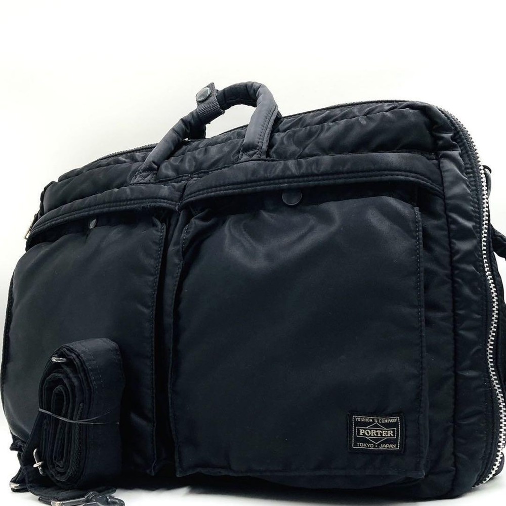 Porter Tanker 3-Way Business Bag Black Nylon 15