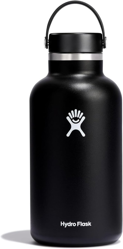 Hydro Flask Wide Mouth vacuum insulated stainless steel 64 Ounces, Black