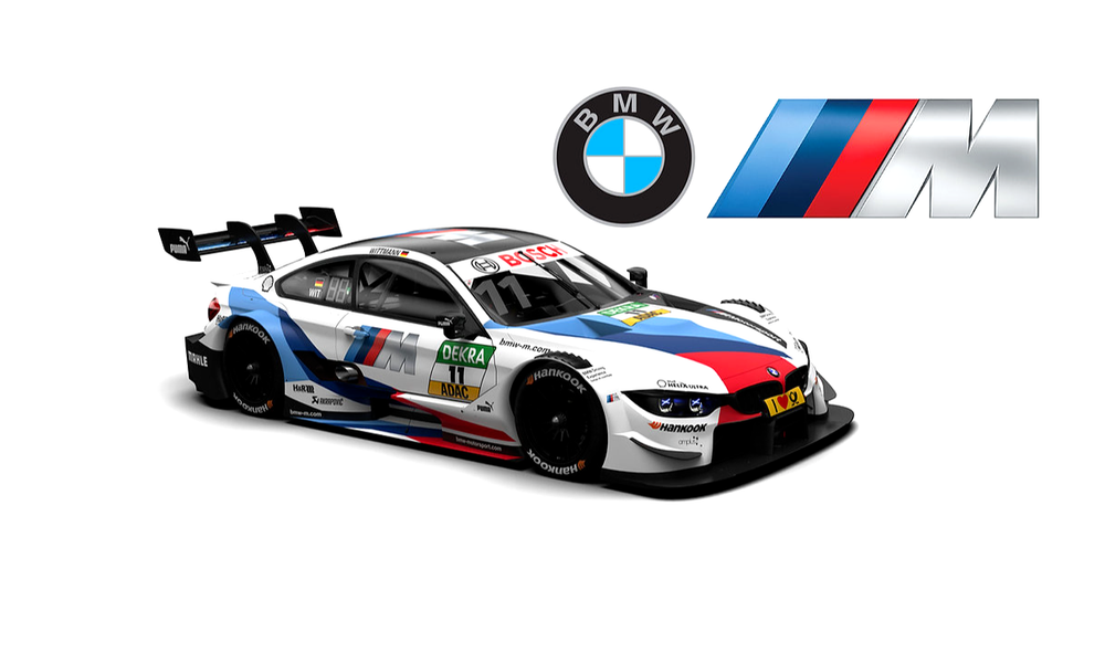 1:10 RC Clear Lexan BMW DTM Body Shell with M Decals 190mm Fits Tamiya