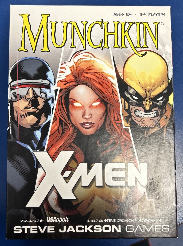 USAOPOLY Munchkin X-Men Card Game, New in Open Box