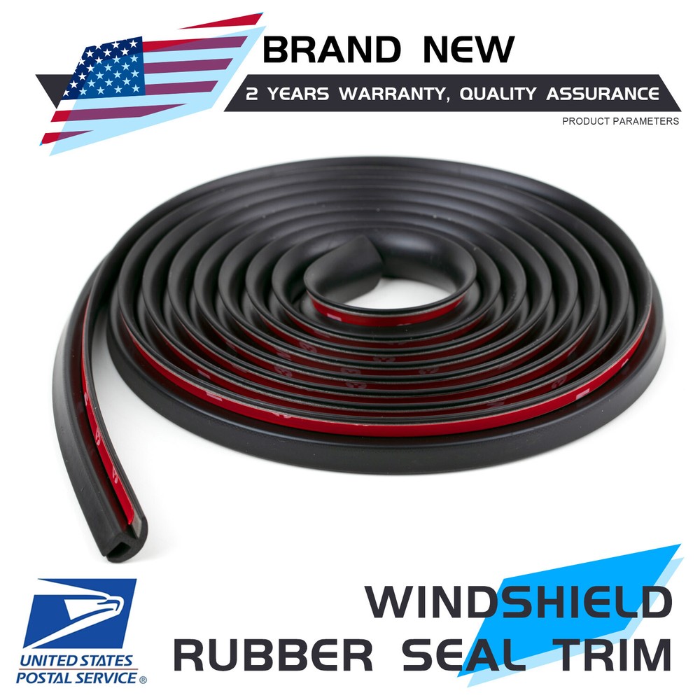 3M/10FT Rubber Seal Weather Strip Trim For Car Front Rear Windshield Sunroof