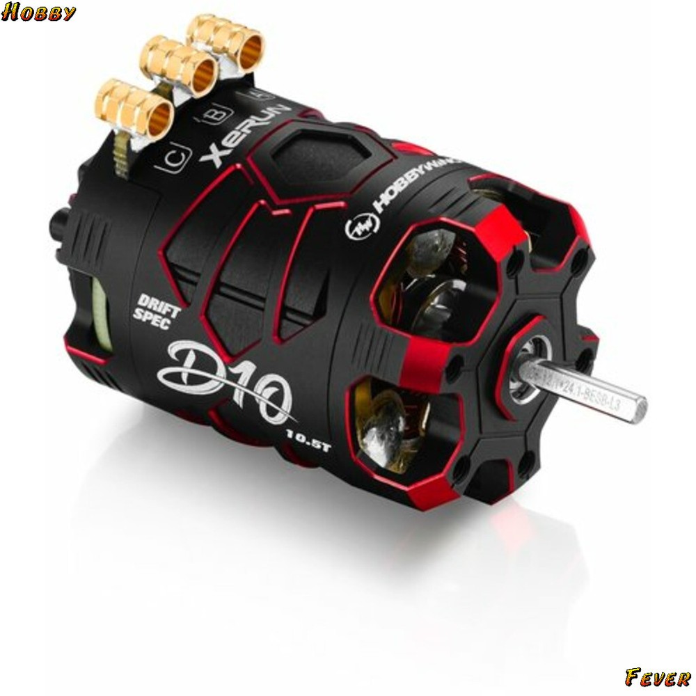 Hobbywing 30401135 Xerun D10 brushless Drift Motor - 10.5t 4600kv Passion