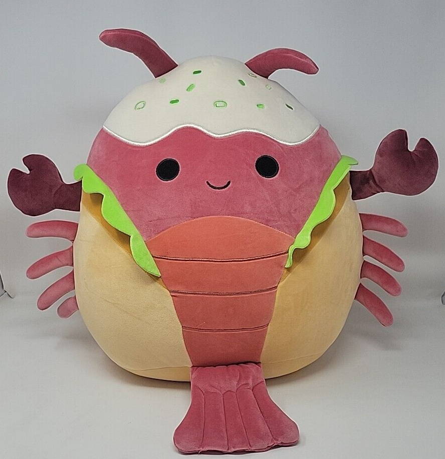 Squishmallows 16 Inch Lorono Lobster Roll  2024 Plush Toy Jazwares New With Tags