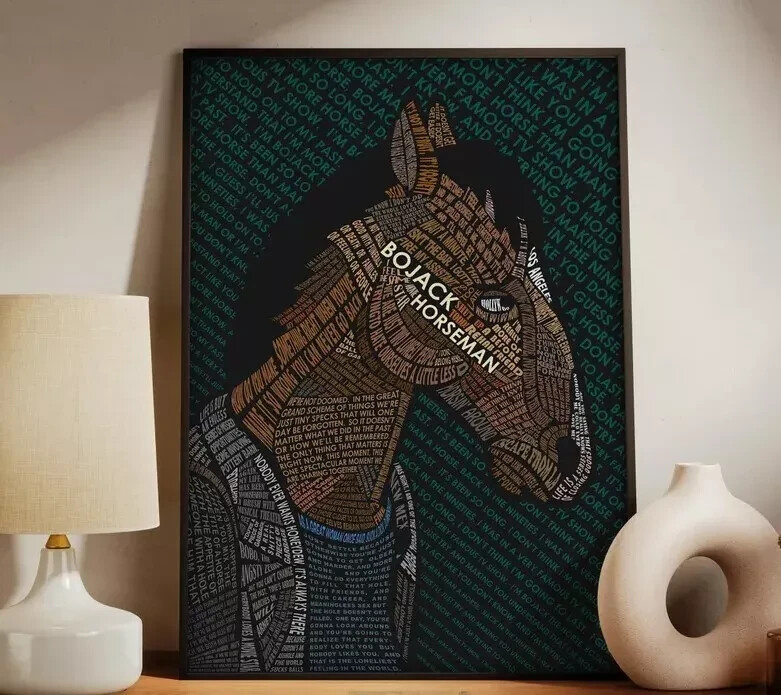 BoJack Horseman Poster Wall Art Prints Home Decor