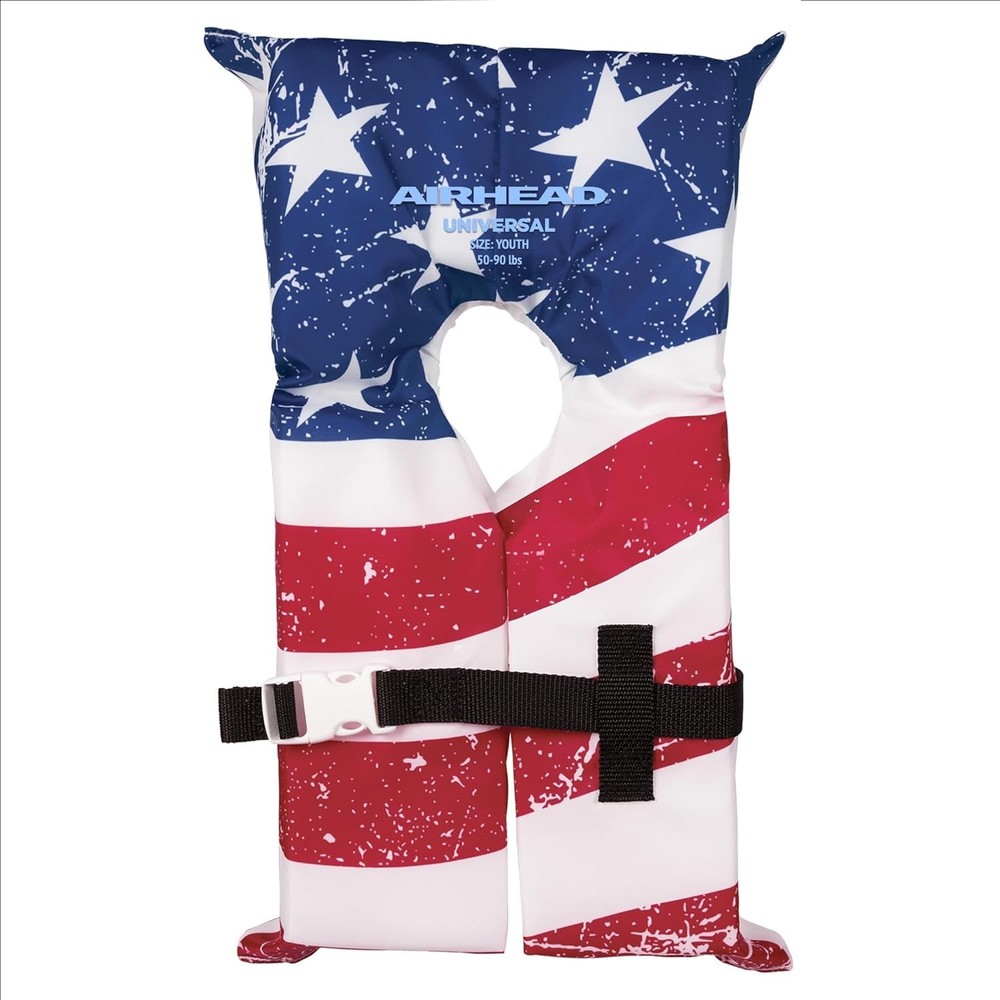 Airhead Adult Type II Keyhole Life Jacket, Multiple Colors and Sizes, Coast Guar