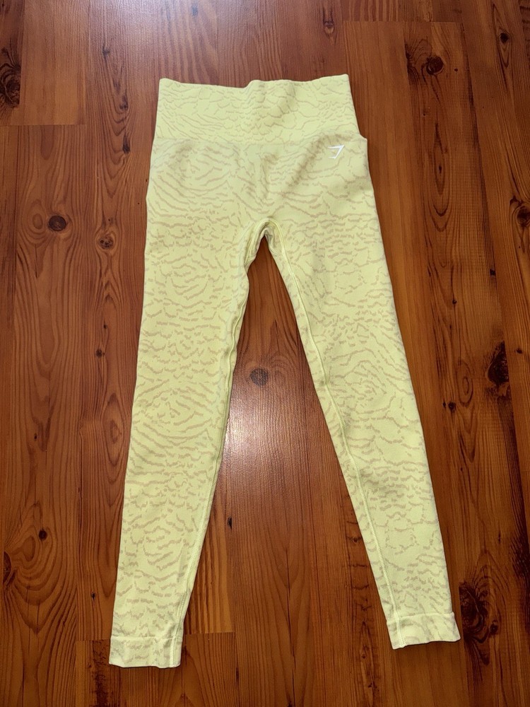 Gymshark Green Womens Small Athletic Leggings Activewear