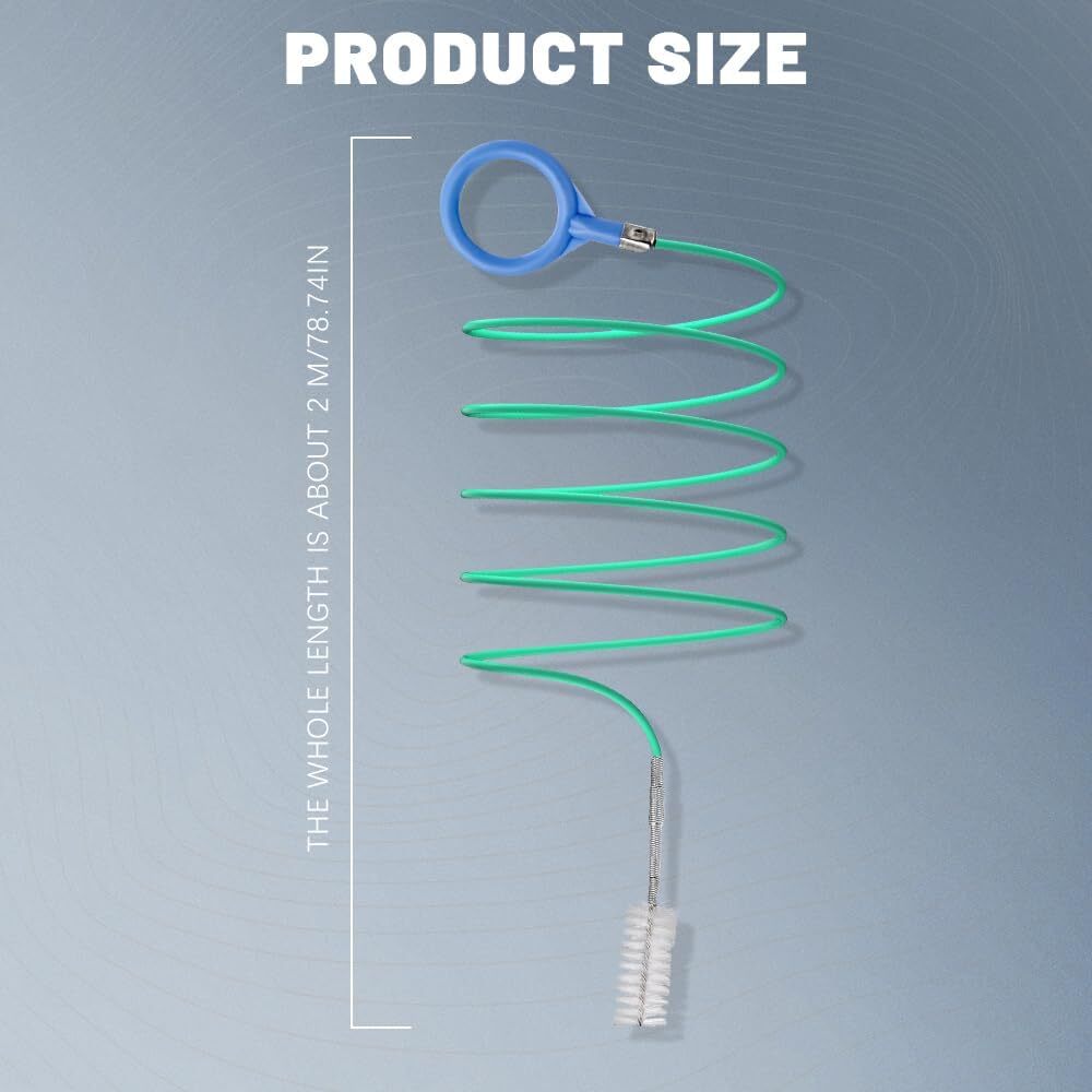 Flexible 78-Inch Sunroof Drain Cleaning Tool for Car Wash Maintenance