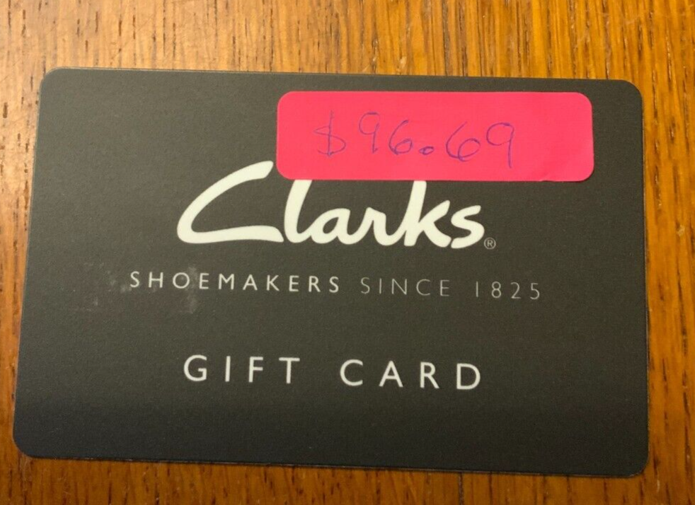 Clarks Gift Card For The Amount Of $96.69-image