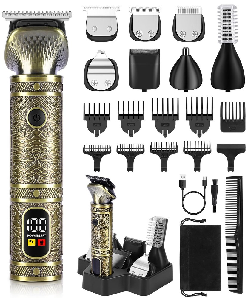 Beard Trimmer for Men, Electric Razor Shavers for Men, Professional Zero Gapp...