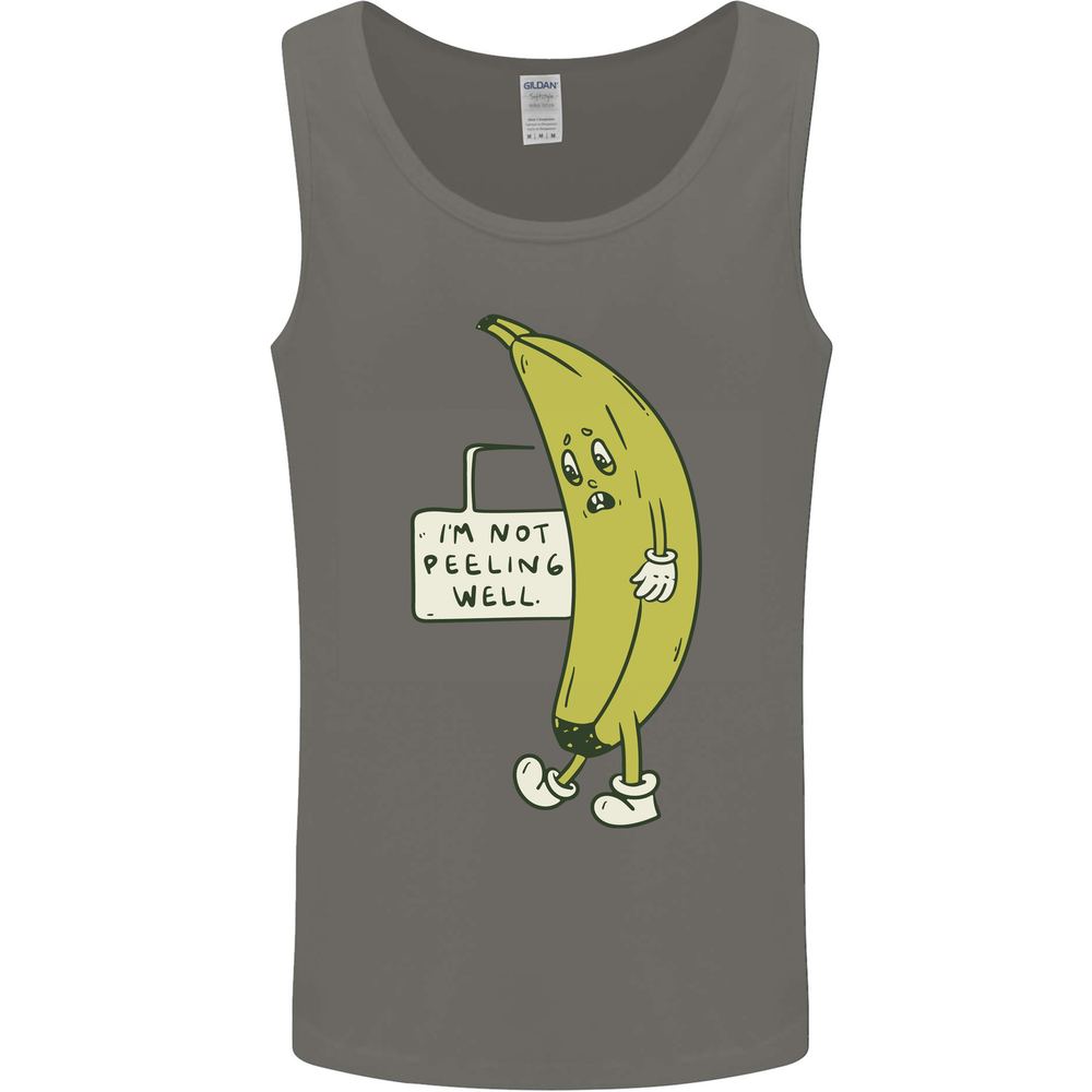 I'm Not Peeling Well Funny Ill Banana Mens Vest Tank Top