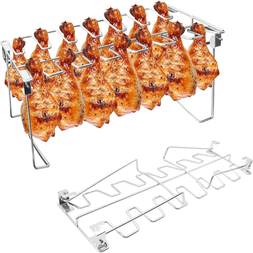 2-Pack W&U Grill Racks for Chicken Legs & Wings