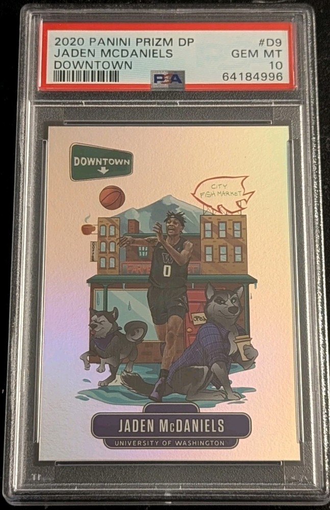2020-21 Panini Prizm Draft Picks - Downtown Jaden McDaniels #D-9 (RC)