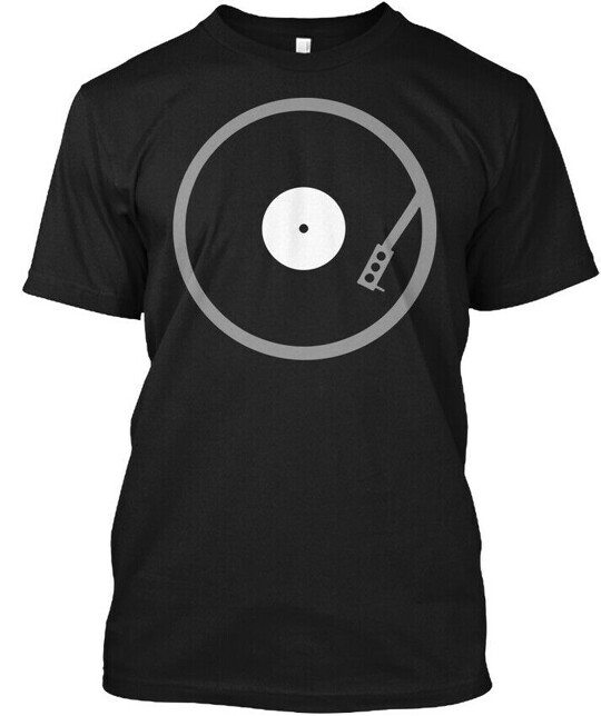 Premium Record Player T-Shirt for Vinyl Enthusiasts & DJs, USA-Made, Sizes S-5XL