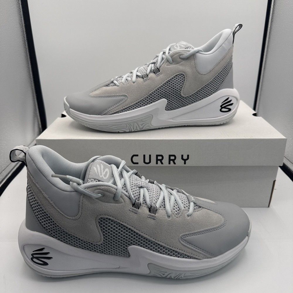 Under Armour Curry 3Z 25 SDE Shoes Men's 11 Gray/White Basketball Sneakers