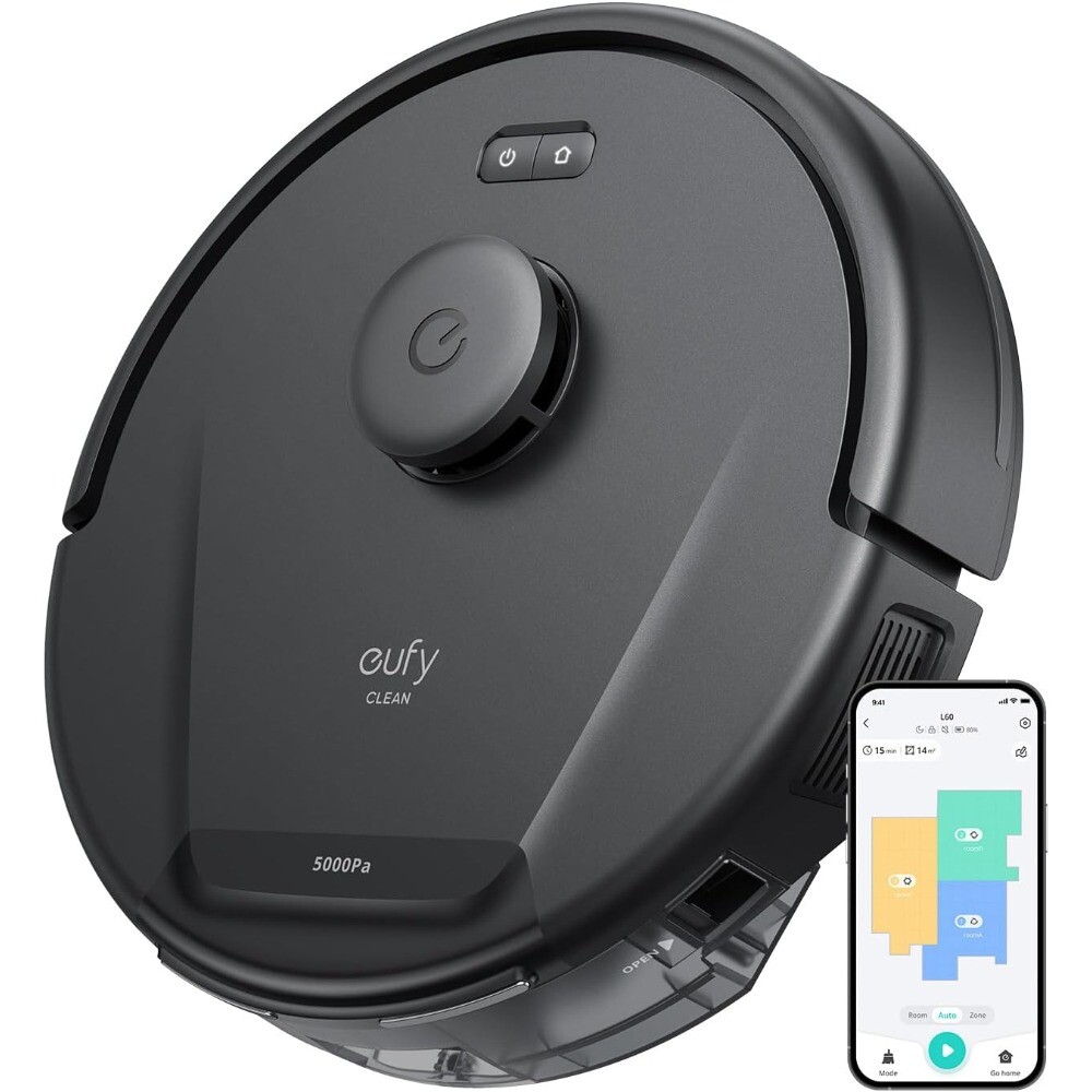 eufy L60 Robot Vacuum with 5000Pa Ultra-Strong Suction for Deep Cleaning