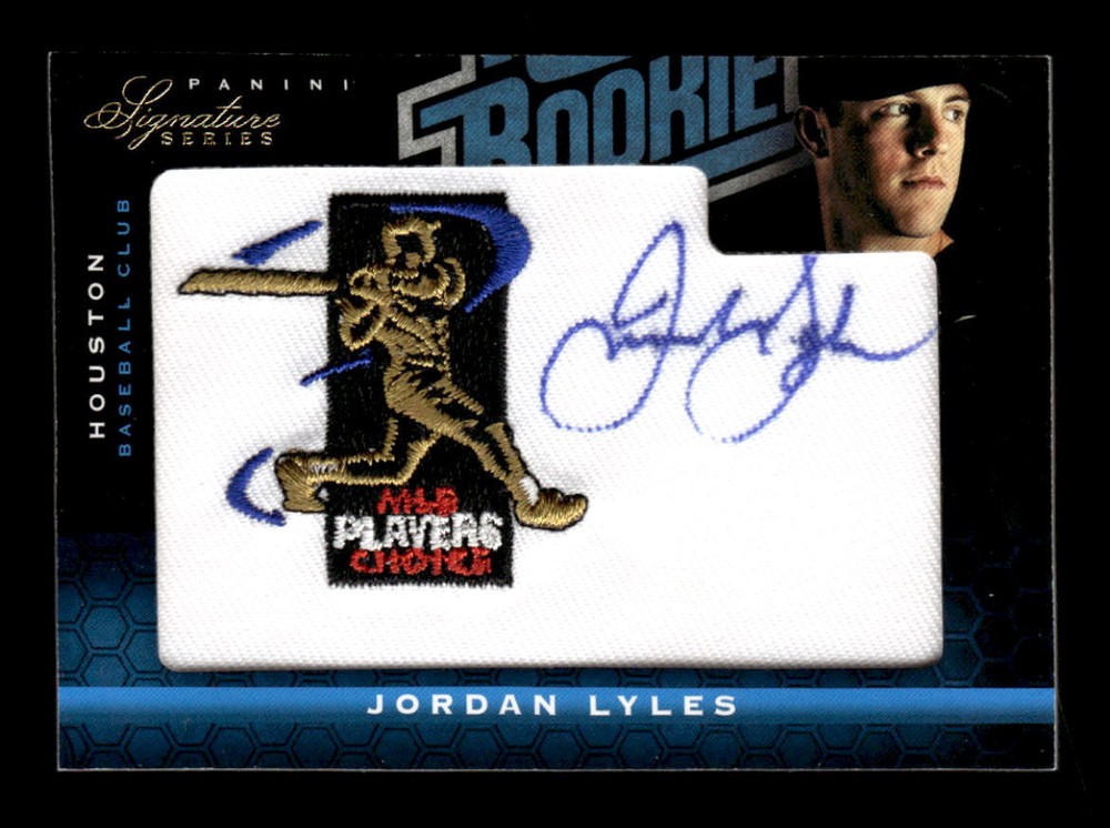 2012 Panini Signature Series #125 Jordan Lyles Rookie MLBPA Logo #/299 Auto